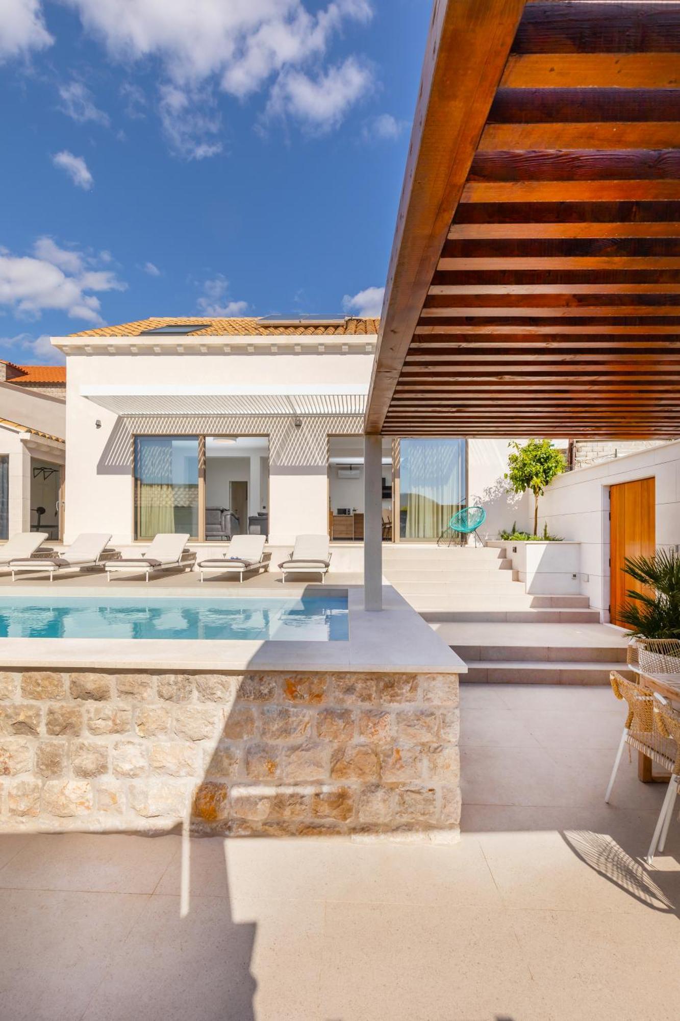 Brand New Villa Carmelita Exclusive With Free Smart Car Дубровник Экстерьер фото